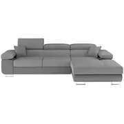 Dīvāns Armando Guļamvietas platums 123 cm, Platums 289 Izvēlieties stūra novietojumu Pa labi, Krāsa Bēšs, Augstums 85 garums 210 Apdare Soro 83, Soft 29, Kājiņu krāsa Metāls