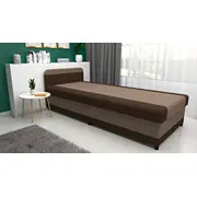 Dīvāns Olivia 80X200 Standard Dziļums 80 cm, Guļamvietas platums Platums 202 Augstums 55 garums 200 Pildījums Poliuretāna putas Porolons, Apdare audums, Dīvāna tips taisni dīvāni, Krāsa brūns  tumši