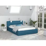 Gulta Florida Premium Standard ar stelāžu Guļamvietas platums 160 cm, garums 200 stelāžas tips metāla, Platums 173 Garums 212 Augstums 86.5 Apdares materiāls audums, Ar veļas kasti 1, no grīdas līdz matracim Min 30 resti Auduma nosaukum
