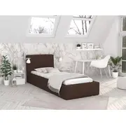 Gulta Florida Premium Standard ar stelāžu Guļamvietas platums 90 cm, garums 200 stelāžas tips metāla, Platums 103 Garums 212 Augstums 86.5 Apdares materiāls audums, Ar veļas kasti 1, no grīdas līdz matracim Min 30 resti Auduma nosaukums