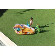 Basen dmuchany dla dzieci wodny plac zabaw 201X157X69 cm zjeżdżalnia fontanna dinozaur Intex 56139  3887 6941057428628