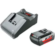 Bosch Powertools Starter-Set 36V Gba 2.0Ah  Al 36V-20 Black, Power For All, Akku Ladegerät F016800609 4059952563282