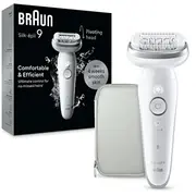 Braun 9-011 Silk-Épil 9 Epilierer, weiß/silber  7500435225236