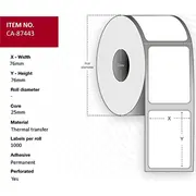 Capture Ca-87443 etiķetes drukāšanai  5715063226711