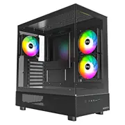 Montech Xr Midi-Tower, Tempered Glass - Black  Gemt-037 4710562741421 B