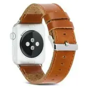 dbramante Copenhagen - pulksteņa siksniņa 42/44 mm Dark Saddle Brown/Silver  Db-Aw42Dssi0885 5711428008855