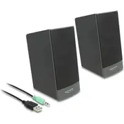 Delock Stereo 2.0 Pc Lautsprecher 3,5Mm Klinkenstecker Usb  27001 4043619270019 85182200