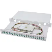 Digitus Lwl Spleißbox 1He bestückt 24X Lc Dx Om3 Gray  Dn-96332/3 4016032278474 85044060