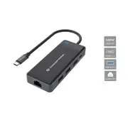 Conceptronic  7-1 Dock Usb-C-2Xhdmi/3Xusb-A/Gbe/ 25Cm gr Donn14G 4015867229125 84718000