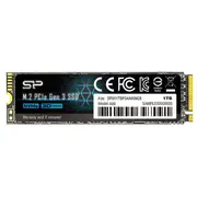 Ssd disks Silicon Power P34A60 1Tb M.2 2280 Pci-E x4 Gen3 Nvme Sp001Tbp34A60M28  4713436129653