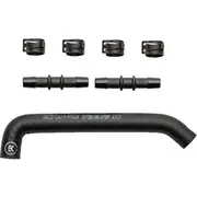 Ek Water Blocks Ek-Pro caurule 17/10Mm, pastiprināta, Epdm, iepriekš veidota 45/90 - Black  Waek-2711 3831109907580