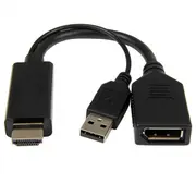 Gembird Aktywny adapter 4K Hdmi na Dp  A-Hdmim-Dpf-01 8716309121484 Ka-Av-Gem-201