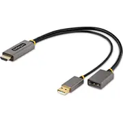 Adapter Av Startech Hdmi - Displayport  Usb-A srebrny 128-Hdmi-Displayport 065030897143