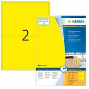 Herma Etiketten A4 gelb 199,6X143,5Mm Papier matt 1400 St.  4565 4008705045650 48219010