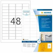 Herma Uzlīmes A4 āra līmplēve white 45,7X21,2Mm 1920 gab.  9536 4008705095365 39191080