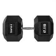 Hms Hantel Hex Pro gumēts hanteles komplekts 1 x 47.5 kg  17-66-130 5907695518238