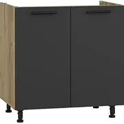 Izlietne Halmar Wnętrzarskie Vento Dk-80/82 skapīša priekšējais panelis anthracite 1 gab.1 vienība  V-Ua-Vento-Dk-80/82-Antracyt 5905248105348