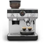 Krups Xp801T Precision Espressomaschine, Black/Silber  3016661178894