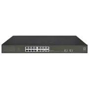 Levelone Ges-2118P Hilbert 18-Portu Gigabit Poe viedais Lite pārslēdzējs, 16X 230W, 2X Sfp, pārvaldāms, L2  4015867229224