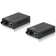Levelone Media Konverter Rj45-Sc Fe Sm  1310/1510Nm 20Km Fvt-2202 4015867225493 85176200