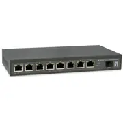 Levelone PoeSwitch 8Xge Poe/1X10Gsfp 120W unmanged Plastik  Gep-0925 4015867238059 85444210