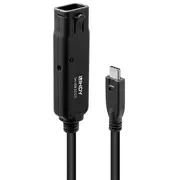 Usb kabelis Lindy Usb-C - 5 m Black 43405  4002888434058