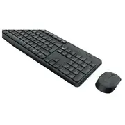 Logitech Mk235 Set - Tastatur und Maus kabellos De Black  920-007905 5099206063846