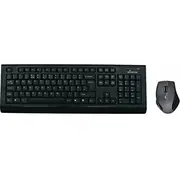 Mediarange bezvadu tastatūras un peles komplekts Qwert Uk Black/Grey  Mros104-Uk 4260283119325 84716060
