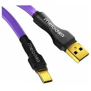 Melodika Mduac35 Purple Usb A-C kabelis, piemēram, Dac / medicīnas ierīcēm - 3,5M  Melo-Mduac35 5907609009807