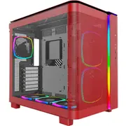 Montech King 95 Pro Midi-Tower, Tempered Glass, Argb - rot  Gemt-034 4710562747942 King95Pror