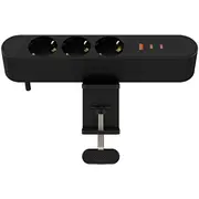 Daudzfunkcionāls galda strāvas pagarinātājs 3 kontaktligzdas  Multi Desktop Power Socket 5715063720257