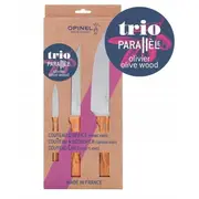 Opinel Nažu komplekts Trio Parallele Olive 002494  3123840024948