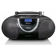 Radioatskaņotājs Lenco Dab-Radio/Boombox Scd-6900, kasešu, Cd/Mp3 atskaņotājs, Fm, Dab, Black  8711902065111