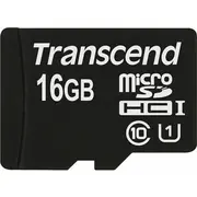 Sd microSD Card  16Gb Transcend Sdhc Uhs1 Ohne Adapter Ts16Gusdcu1 0760557825029 85235110