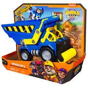 Spinmaster Rubble  Crew - Premium Baufahrzeug Mit Kippmulde, Planierwalze, Lichtern und Geräuschen Wheeler-Figur 6070126 0681147018006