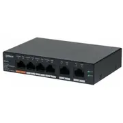Switch Dahua Technology  Cs4006-4Gt-60 Tips L2 Galda/Stenda tīkla slēdzis Poe porti 4 60 vati Dh-Cs4006-4Gt-60 6923172571144