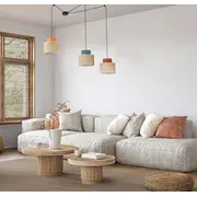 Tk Lighting Duo 3140 pakaramā lampa 3X15W E27 juta/multicolor  5901780531409