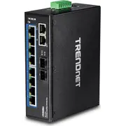 Trendnet Industrie Switch 10 Port Gbit Ip30 Din-Rail  Metall Ti-G102 0710931160925 85176200