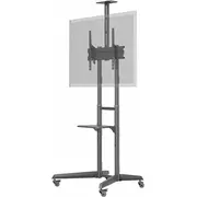 Tv kronšteini Goobay  Floor stand 59508 Presentation Stand Pro Size L Adjustable Height, Tilt 37-70 Black 4040849595080