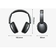 Bezvadu austiņas over-ear ar Anc, Bt 5.4, Black Eu Jr-Jh1  Jr-Jh1-Blk 6956116723781