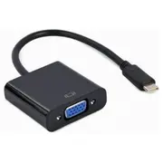 Web kamera Gembird  Adapteris Usb Type-C Male - Vga Female 15 cm Black A-Cm-Vgaf-01 8716309124102