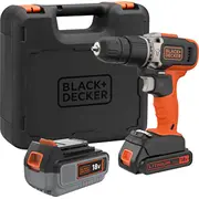 Urbjmašīna-Skrūvgriezis BlackDecker Cd003Mem2K-Qw 18 V 2 x akumulators / 4 Ah  Bcd003Mem2K-Qw 5035048709160