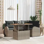 Āra dīvānu komplekts vidaXL 5 daļu Grey  3349579 8721158996930
