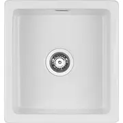 Zlewozmywak Deante . Sabor Ceramiczny Biały 1K B/O 475X450X180  Space Saver Zcb6103 5908212071779