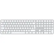 Apple Magic Keyboard with Touch Id and Numeric Keypad for Mac models silicon - Swedish White Keys  Mxk73S/A 195949655036