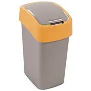 Atkritumu spainis Flip Bin 9L sudraba/dzeltens  0802170535 3253922170086