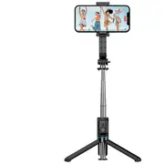 Awei X49 Bluetooth Selfie Pašbildes Statīvs - Nūja  Awe000215 6954284006231