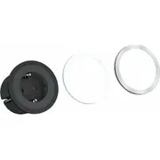 Bachmann Pix mit Schutzkontaktsteckdose, Kunststoff, Black, 2,0M Zuleitung  926.001 4057298014024
