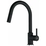 Virtuves jaucējkrāns Franke Lina Pullout stāvošs onyx 115.0626.055  7612985901703