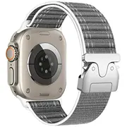 Beline Woven Nylon Diagonal Style Siksniņa Apple Watch 42 / 44 45 49 Mm  5906849666665